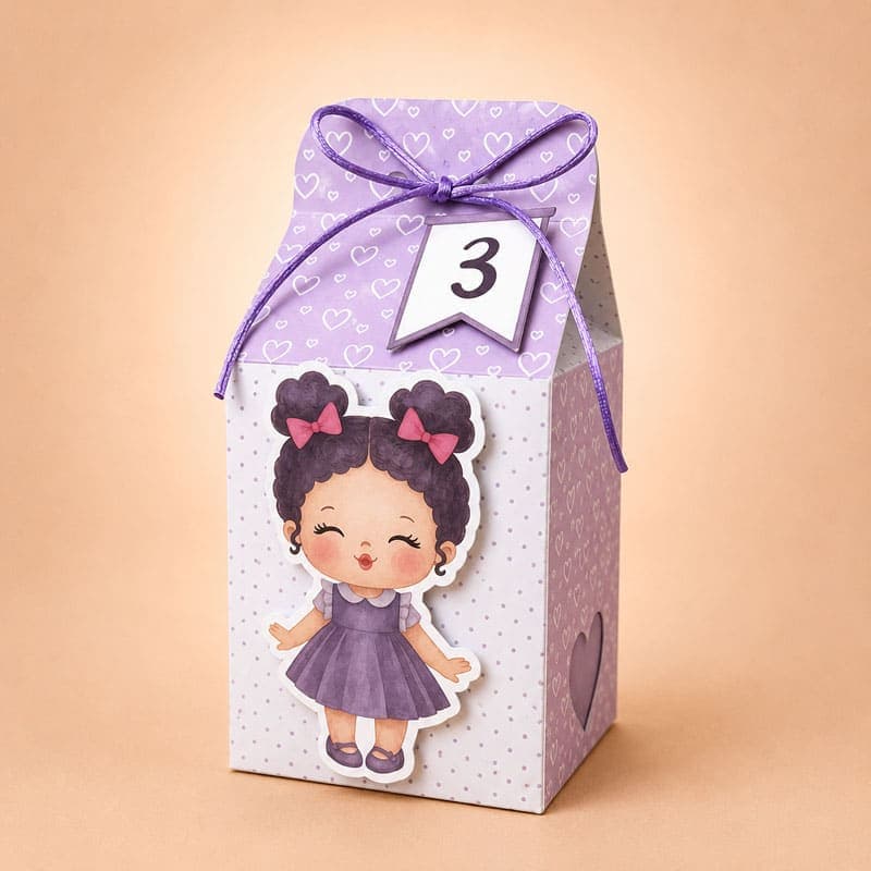 Kit Festa Personalizado Amora | 6 Caixas | PDF + Studio + JPG + Fonte - imagem 3