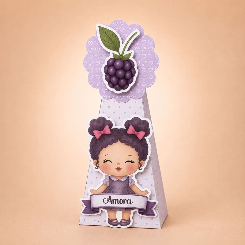 Kit Festa Personalizado Amora | 6 Caixas | PDF + Studio + JPG + Fonte - imagem 4