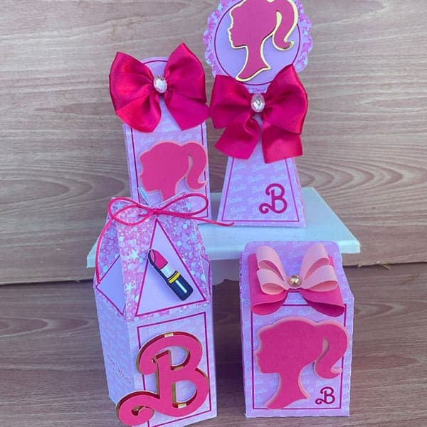 Kit Festa Personalizado Barbie | Arquivo Digital PDF + Studio Silhouette - imagem 2