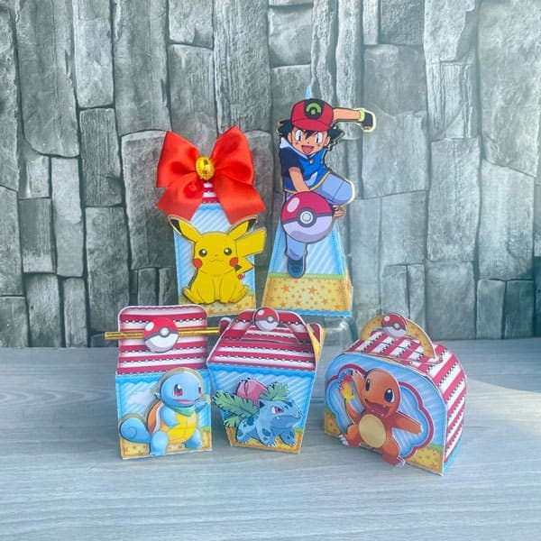 Kit Festa Personalizado Pokémon | Arquivo Digital PDF + Studio Silhouette - imagem 2