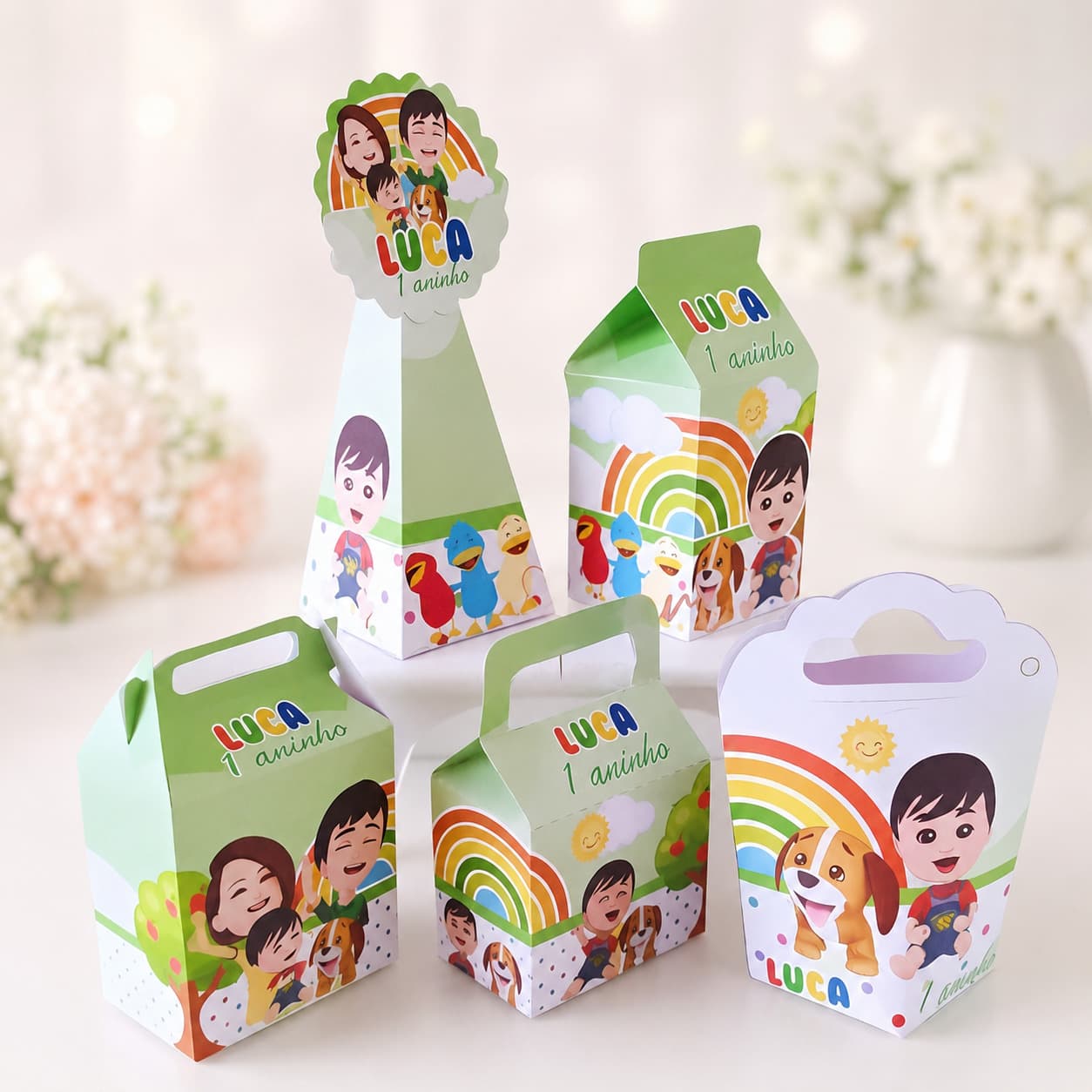 Kit Festa Personalizado Bento e Totó | Arquivo Digital PDF + Studio Silhouette - imagem 5