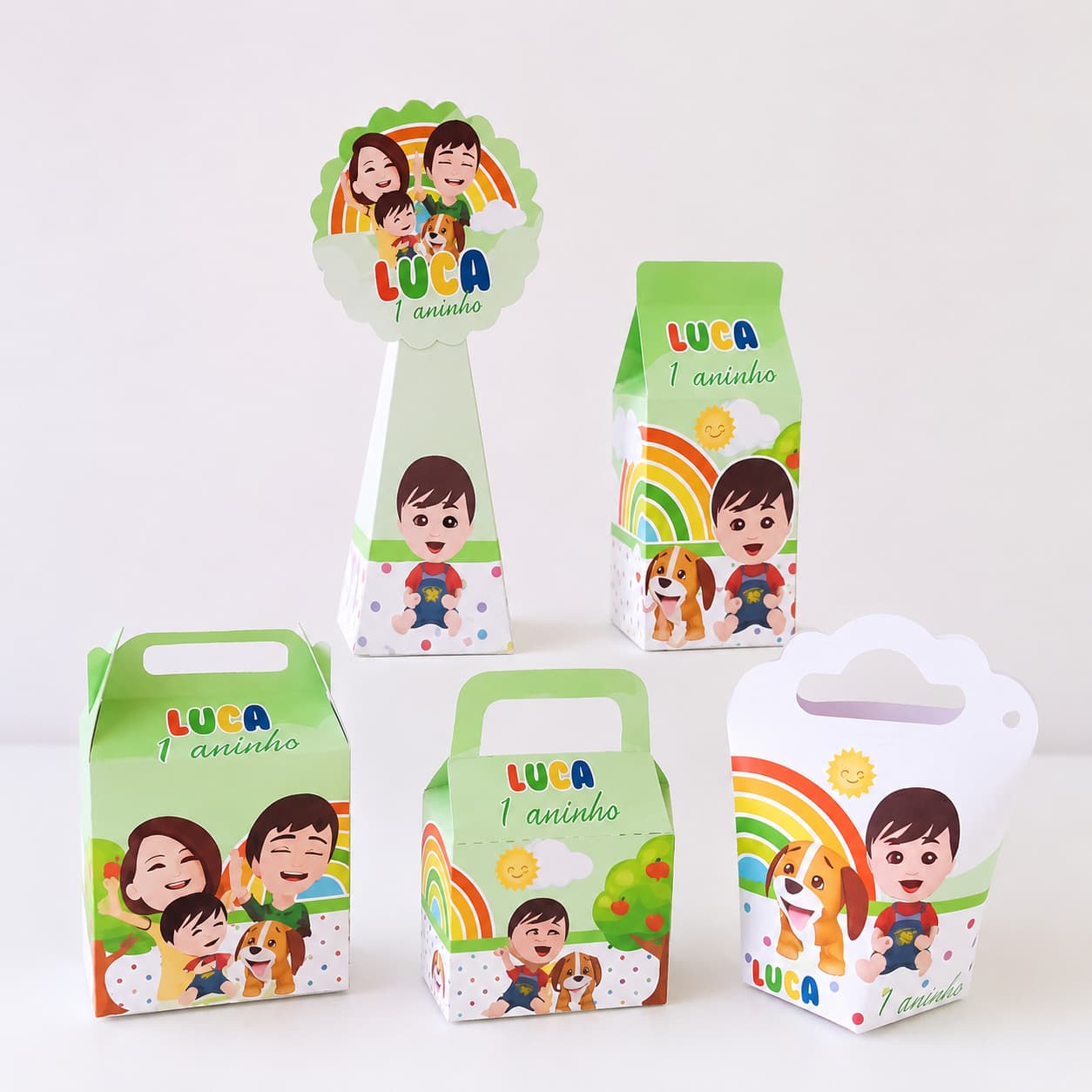 Kit Festa Personalizado Bento e Totó | Arquivo Digital PDF + Studio Silhouette - imagem 2