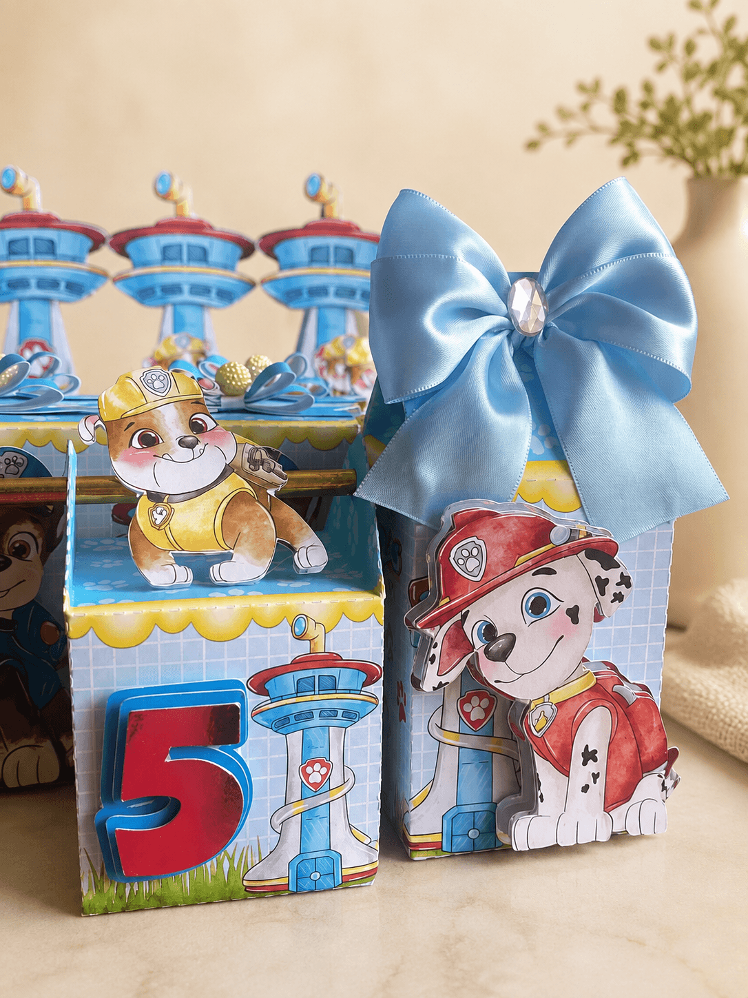 Kit Festa Personalizado Patrulha Canina Aquarela | PDF + Studio Silhouette - imagem 5