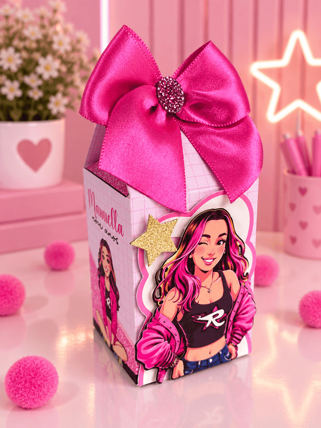 Kit Festa Personalizado Emilly Vick | Arquivo Digital PDF + Studio Silhouette + Fonte + Elementos - imagem 5