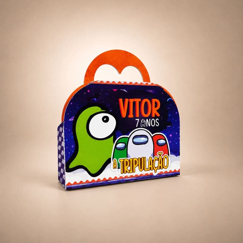 Kit Festa Personalizado Among Us | 10 Arquivos | PDF + Studio Silhouette + Fonte - imagem 3