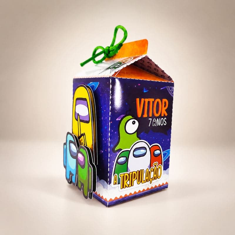 Kit Festa Personalizado Among Us | 10 Arquivos | PDF + Studio Silhouette + Fonte - imagem 2