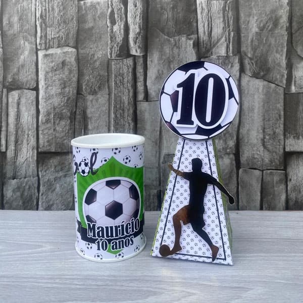 Kit Festa Personalizado Futebol | Arquivo Digital PDF + Studio Silhouette - imagem 3