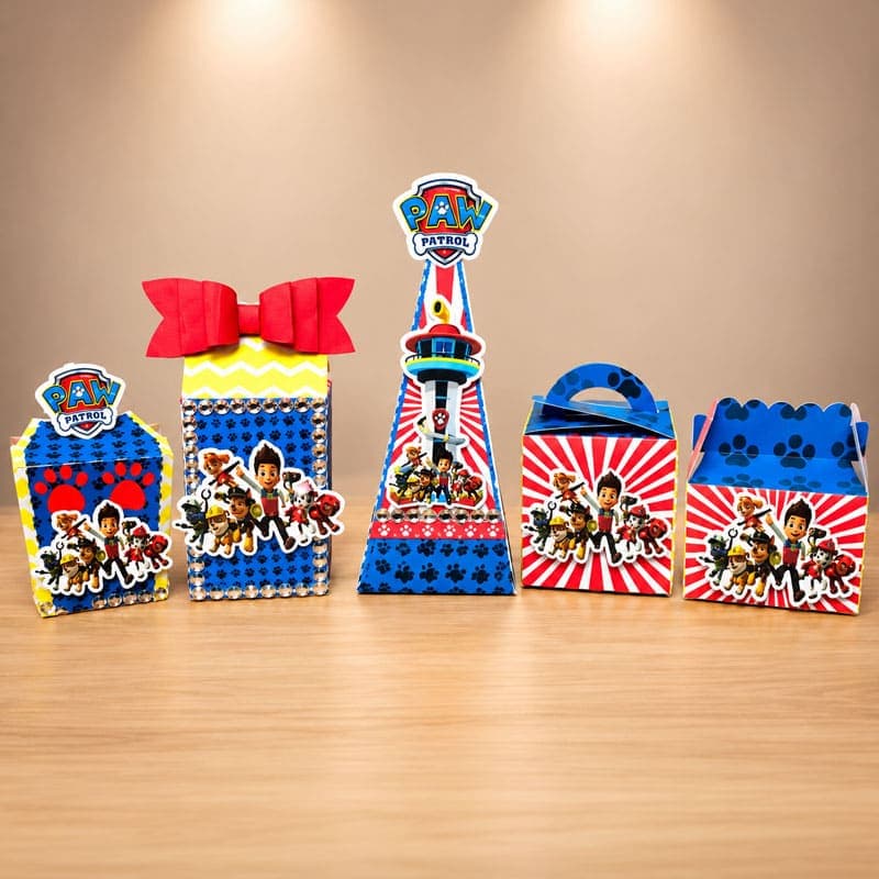 Kit Festa Personalizado Patrulha Canina | Arquivo Studio Silhouette
