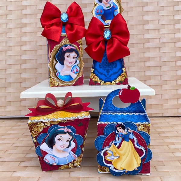 Kit Festa Personalizado Branca de Neve | Arquivo Digital PDF + Studio Silhouette - imagem 2
