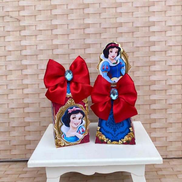 Kit Festa Personalizado Branca de Neve | Arquivo Digital PDF + Studio Silhouette - imagem 3