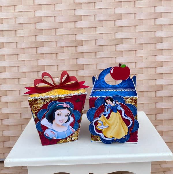 Kit Festa Personalizado Branca de Neve | Arquivo Digital PDF + Studio Silhouette - imagem 4