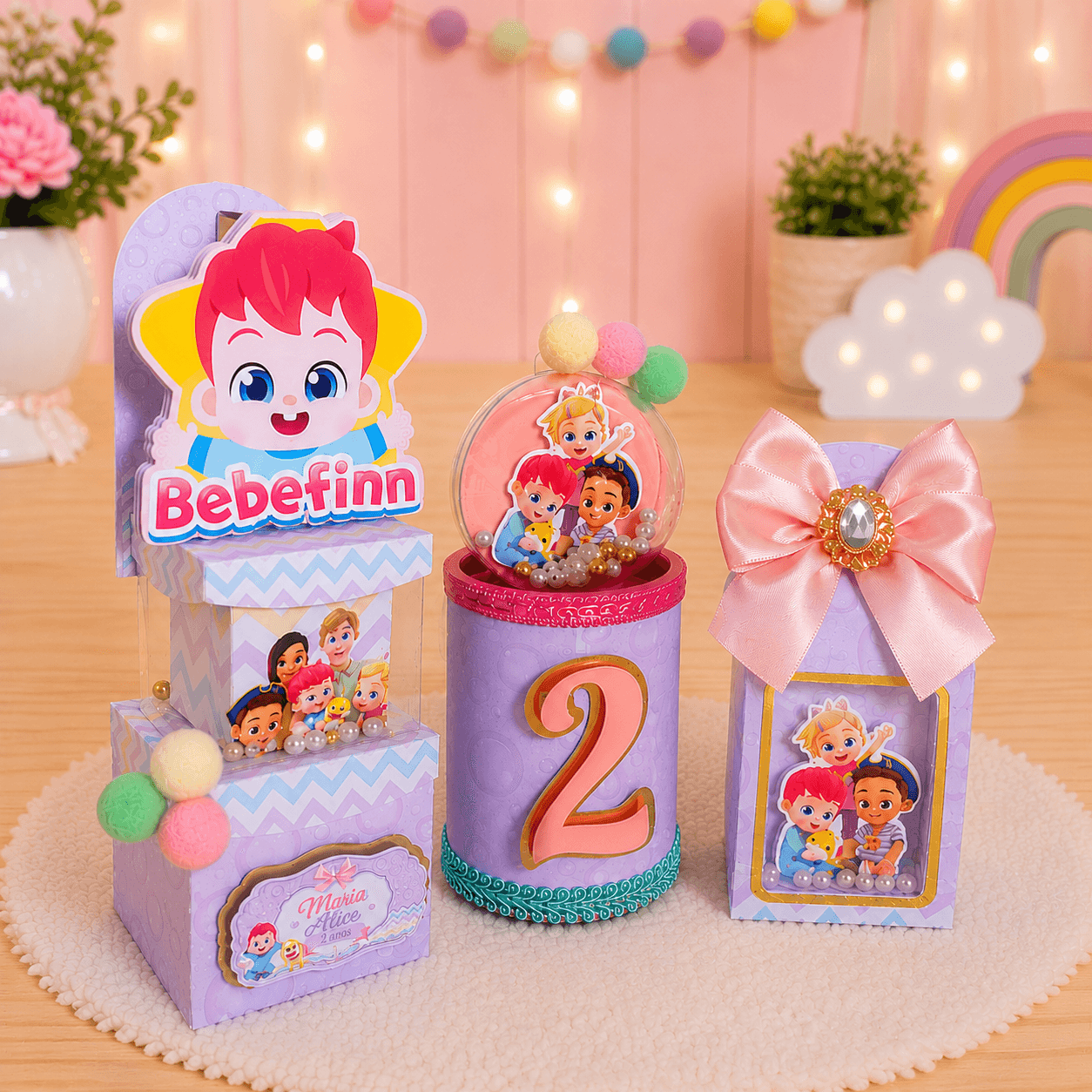 Kit Festa Personalizado Bebefinn | PDF + Studio Silhouette - imagem 2