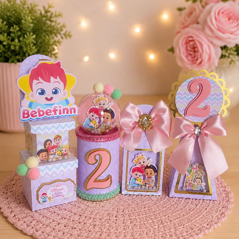 Kit Festa Personalizado Bebefinn | PDF + Studio Silhouette - imagem 3