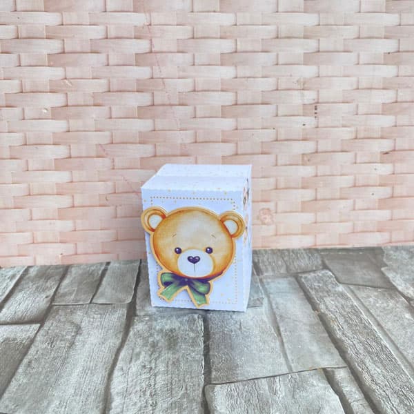Kit Chá de Bebê Ursinho Personalizado | Arquivo Digital PDF + Studio Silhouette - imagem 2