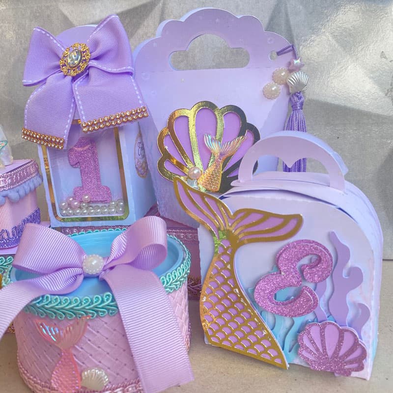 Kit Festa Personalizado Fundo do Mar Extra Luxo | PDF + Studio Silhouette - imagem 3