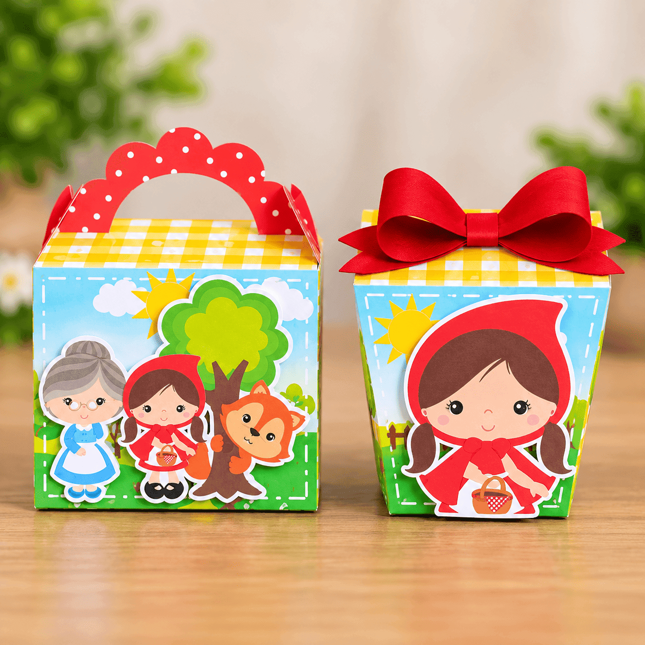 Kit Festa Personalizado Chapeuzinho Vermelho 2 | Arquivo Digital PDF + Studio Silhouette - imagem 3