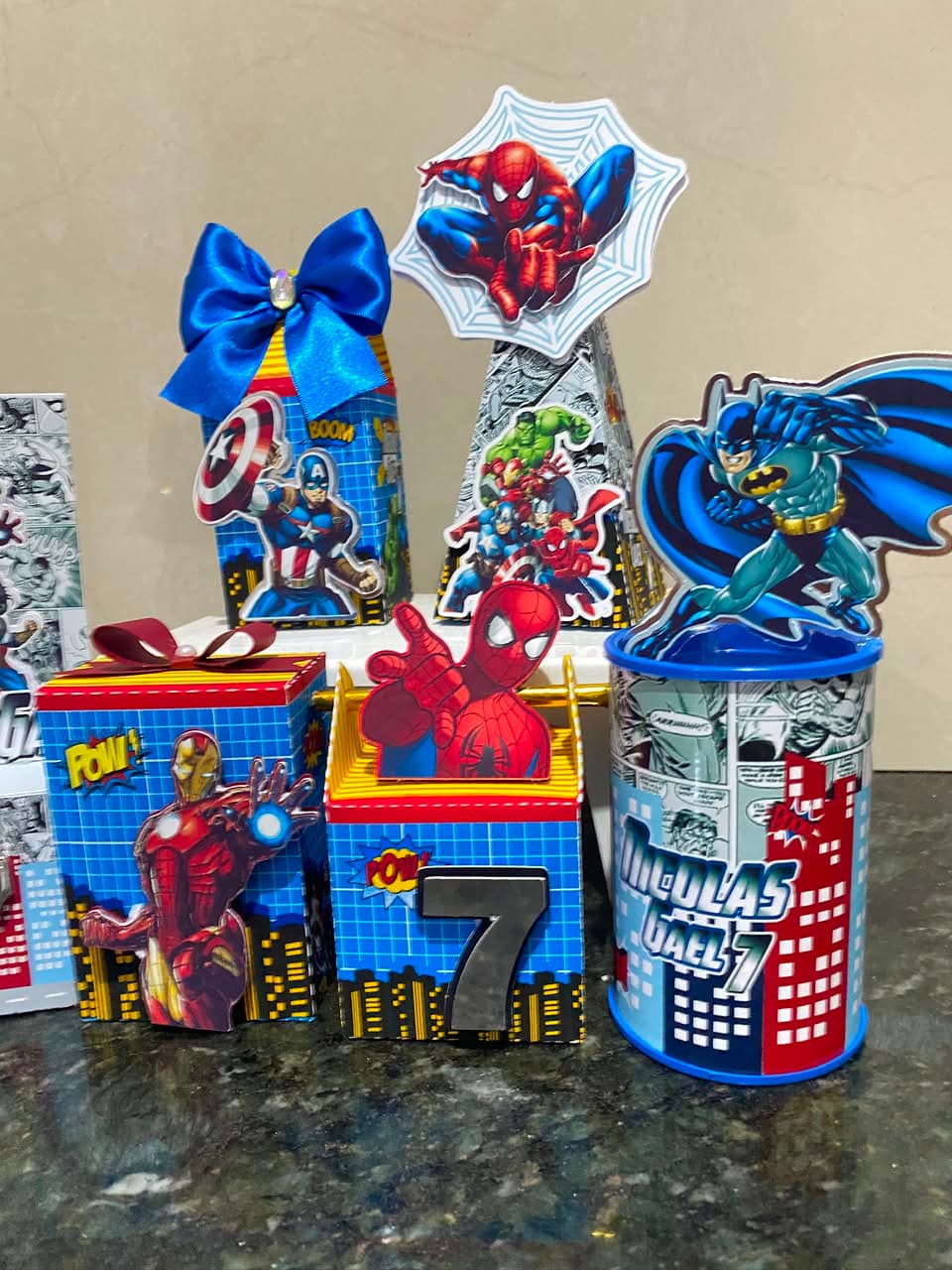 Kit Festa Personalizado Heróis Vingadores | PDF + Studio Silhouette + JPG + Fonte - imagem 2