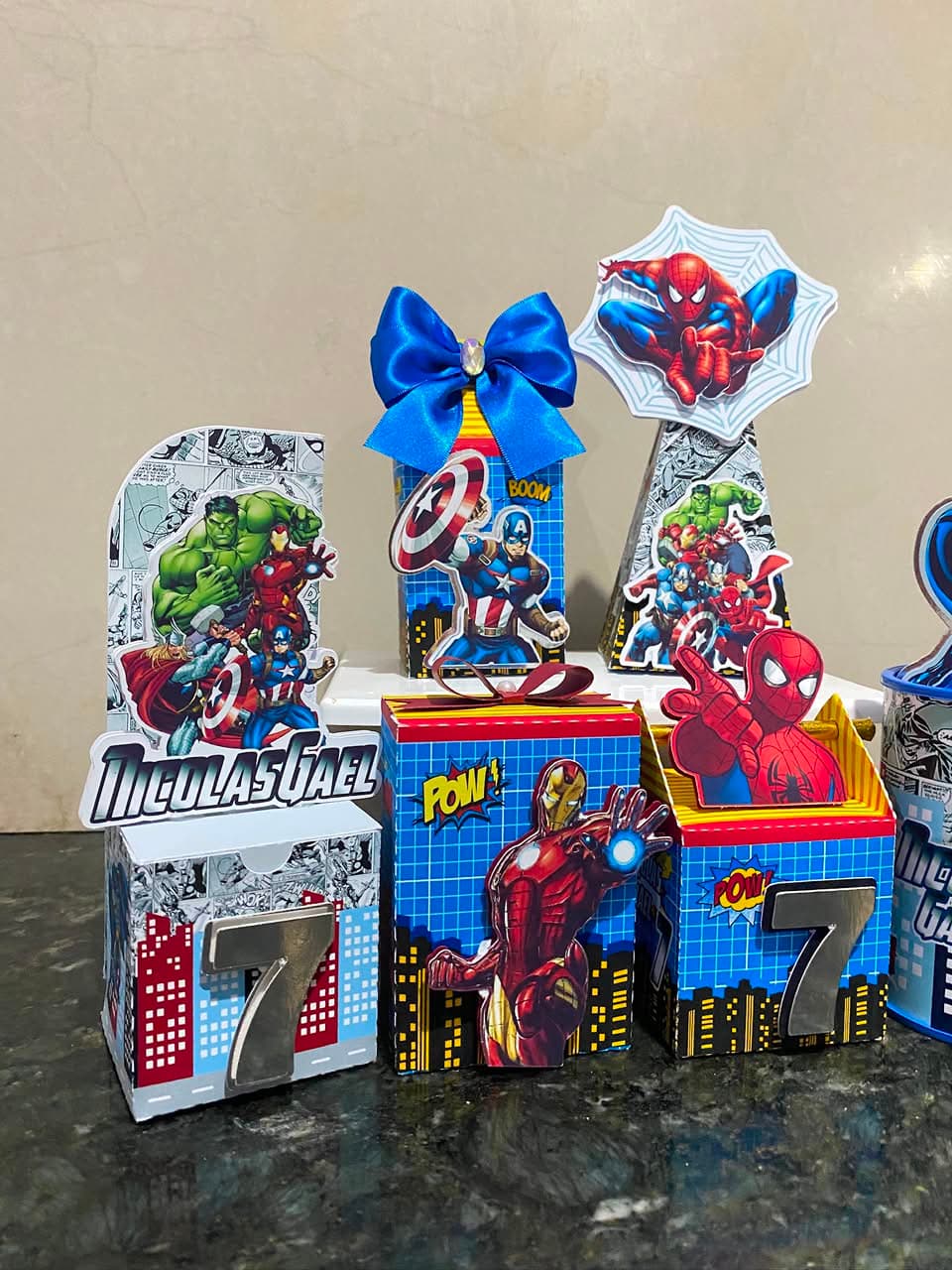 Kit Festa Personalizado Heróis Vingadores | PDF + Studio Silhouette + JPG + Fonte - imagem 3