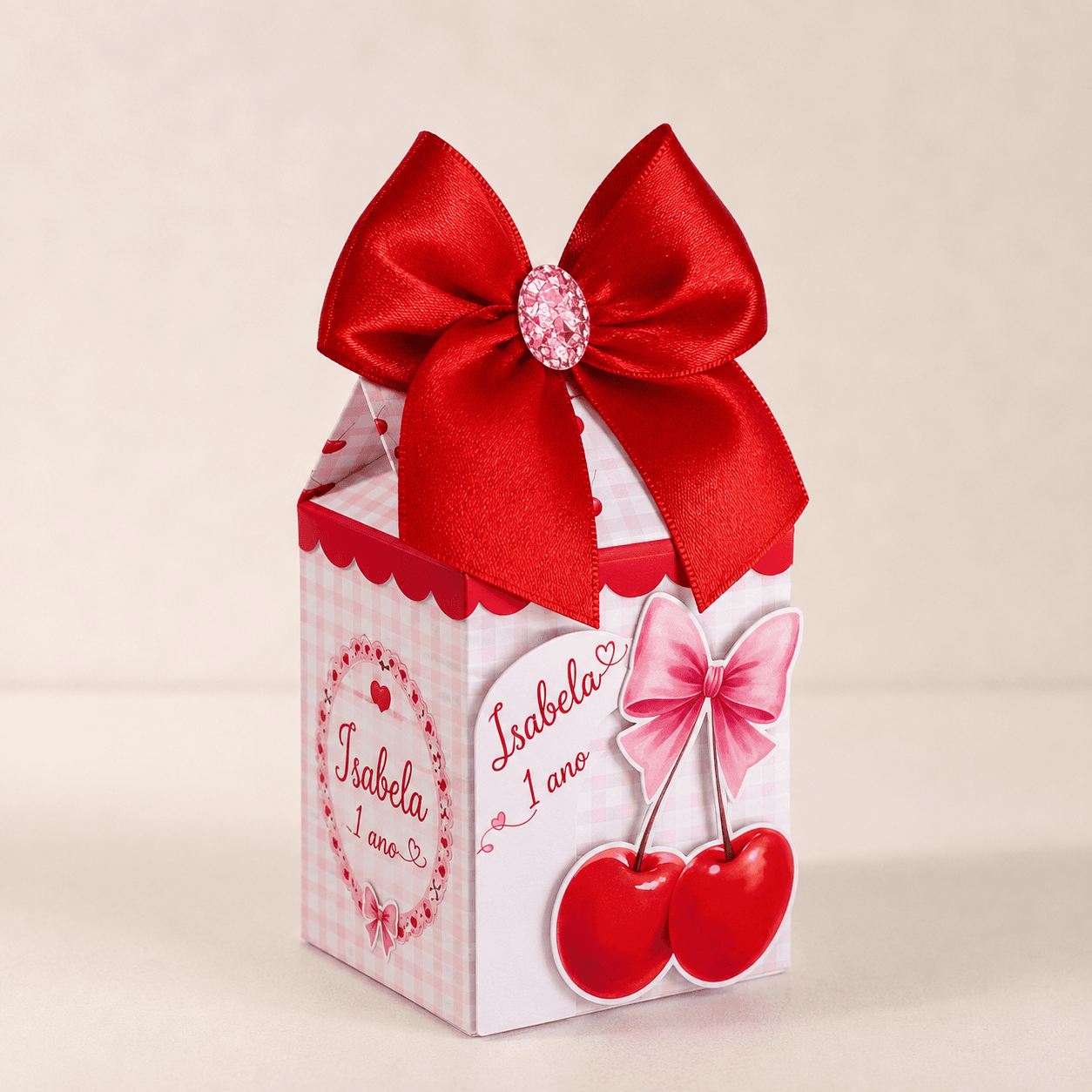 Kit Festa Personalizado Cerejinha Delicado | PDF + Studio Silhouette + JPEG + Fonte - imagem 2