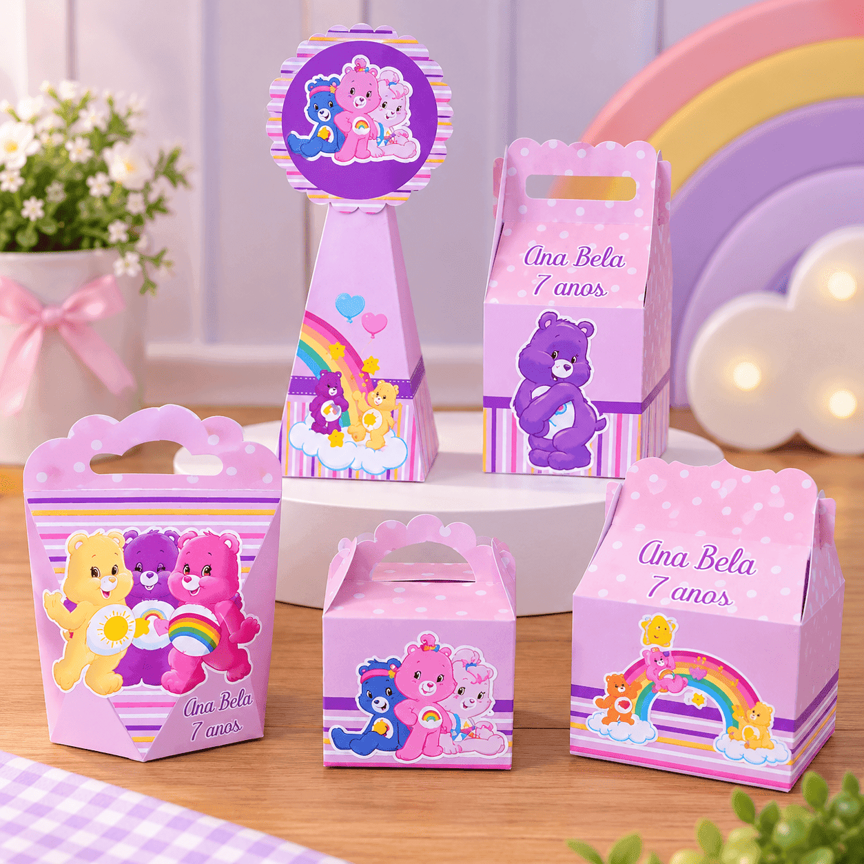 Kit Festa Personalizado Ursinhos Carinhosos | Arquivo Digital PDF + Studio Silhouette - imagem 2