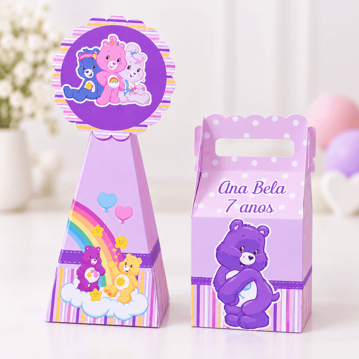 Kit Festa Personalizado Ursinhos Carinhosos | Arquivo Digital PDF + Studio Silhouette - imagem 3