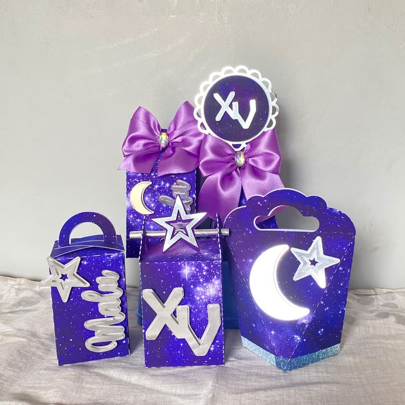 Kit Festa Galáxia Completo | Arquivos Silhouette + PDF + Fontes