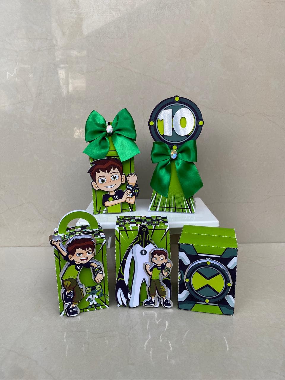 Kit Festa Personalizado Ben 10 | Arquivo Digital PDF + Studio Silhouette + Fonte