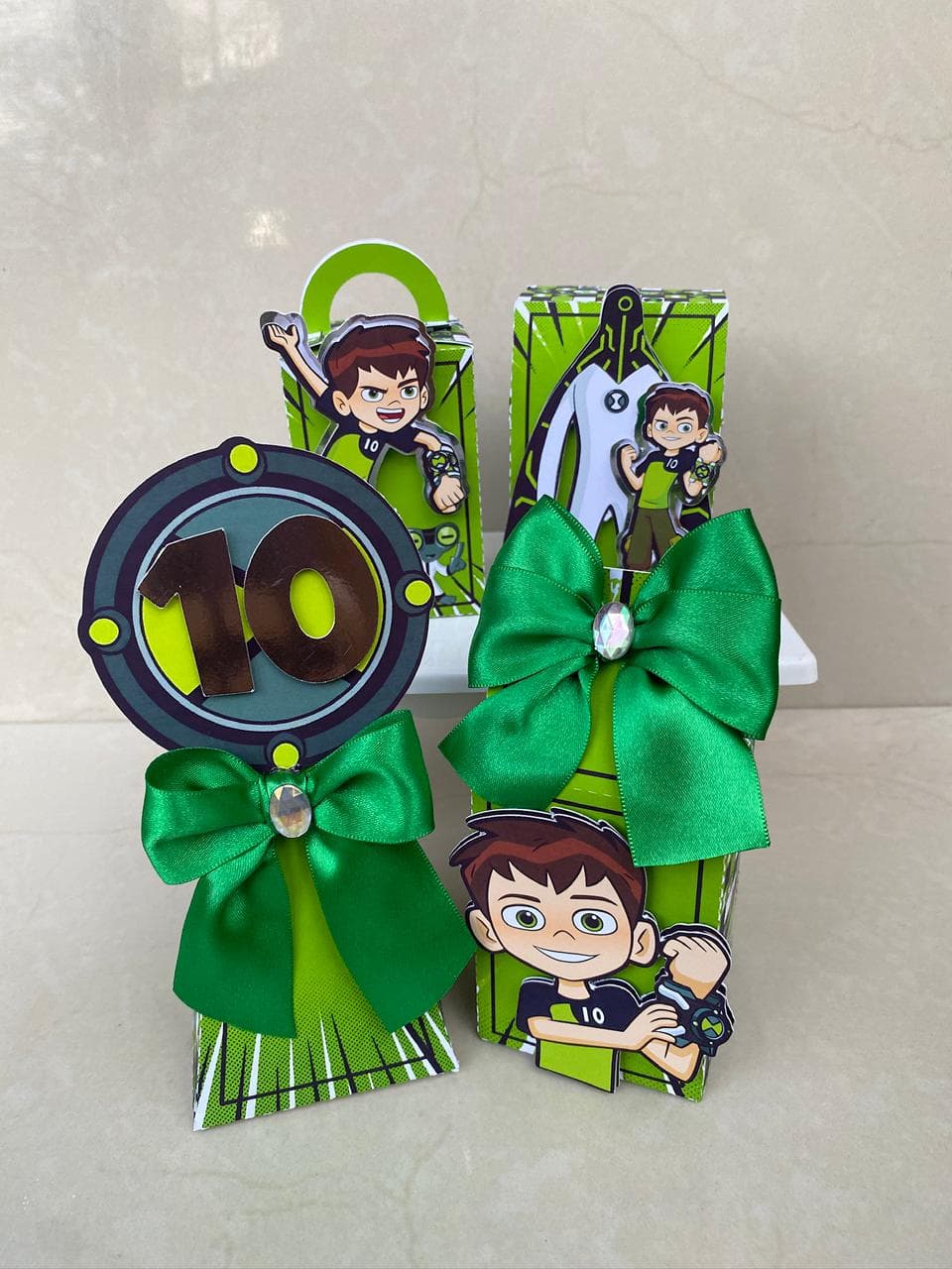 Kit Festa Personalizado Ben 10 | Arquivo Digital PDF + Studio Silhouette + Fonte - imagem 2