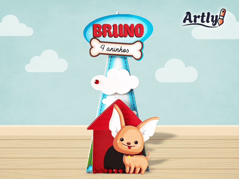 caixa-cone-cachorrinhos