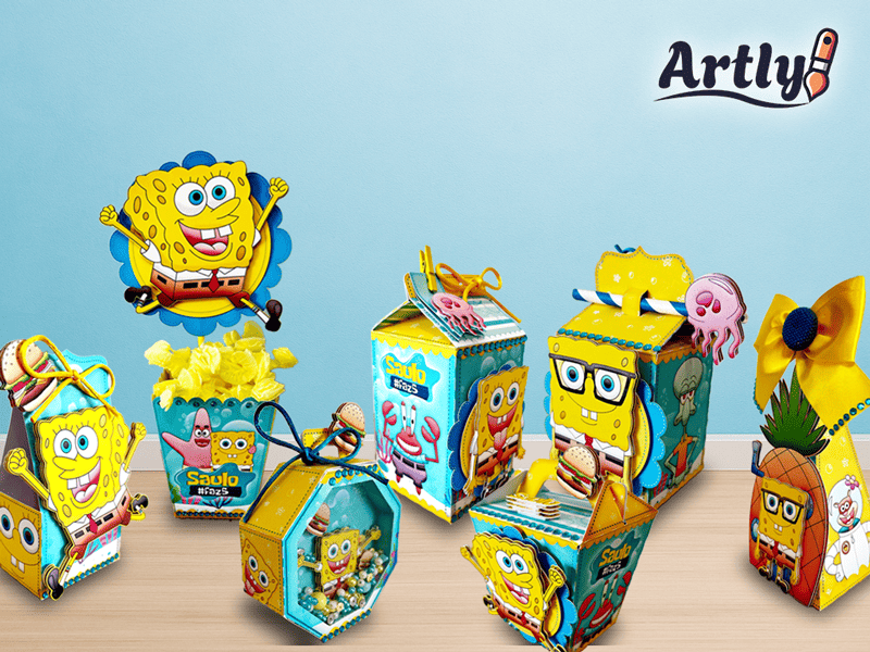 kit festa bob esponja